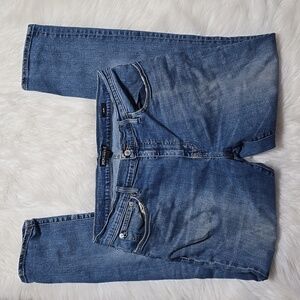 J. Crew Mercantile Blue Denim Slim Jeans Size 36x32
